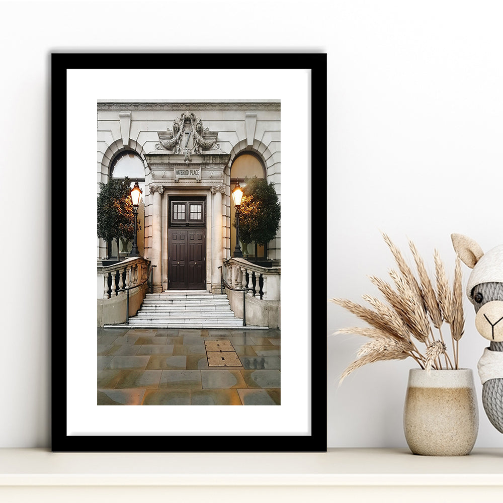 London Door Print, London Photography Print, Wall Art, Framed Art Prints White Border Wall Decor