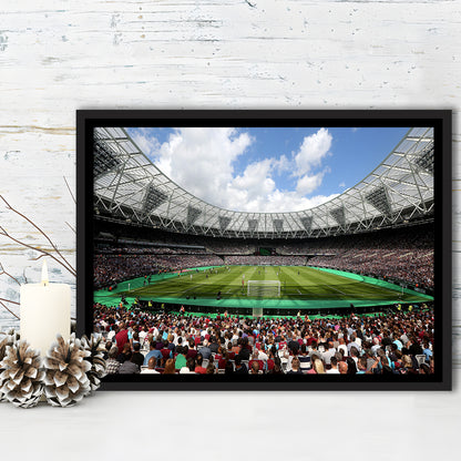 London Football Stadium, Stadium Canvas, Sport Art, Framed Canvas Print Wall Art, Floating Frame