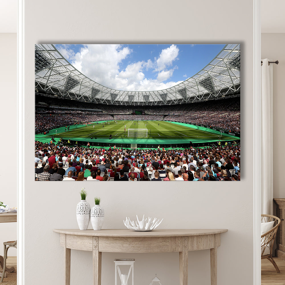 London Football Stadium, Stadium Canvas, Sport Art, Gift for him, Man Cave Decor, Art Print, Canvas Print Wall Art