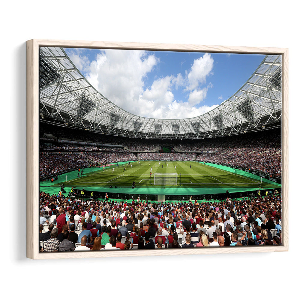London Football Stadium, Stadium Canvas, Sport Art, Framed Canvas Print Wall Art, Floating Frame
