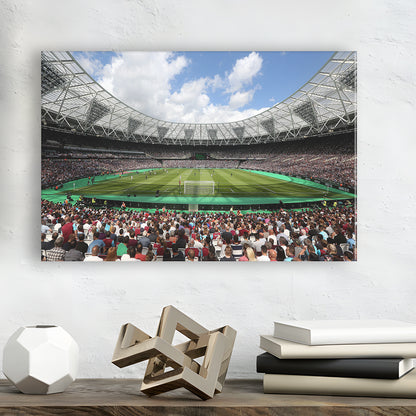 London Football Stadium, Stadium Canvas, Sport Art, Gift for him, Man Cave Decor, Art Print, Canvas Print Wall Art