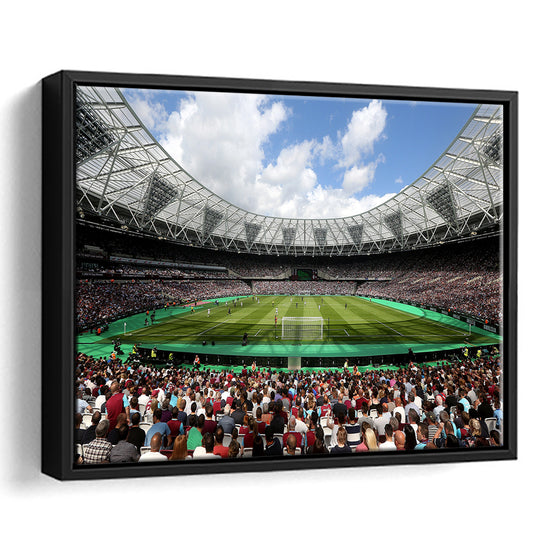 London Football Stadium, Stadium Canvas, Sport Art, Framed Canvas Print Wall Art, Floating Frame