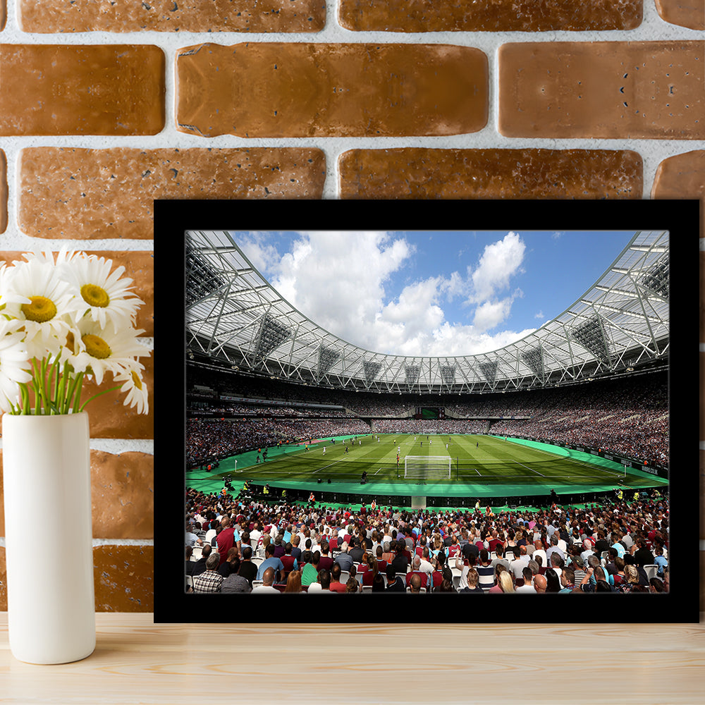 London Football Stadium, Stadium Canvas, Sport Art, Gift for him, Framed Art Print Wall Decor, Picture Framed