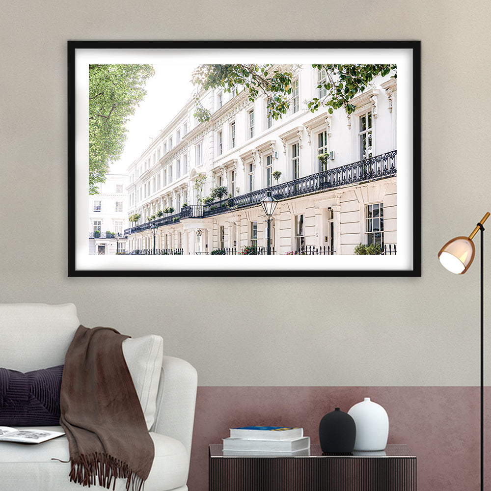 London Photography Print, London Prints, Neutral Prints, Framed Art Print White Border Wall Decor