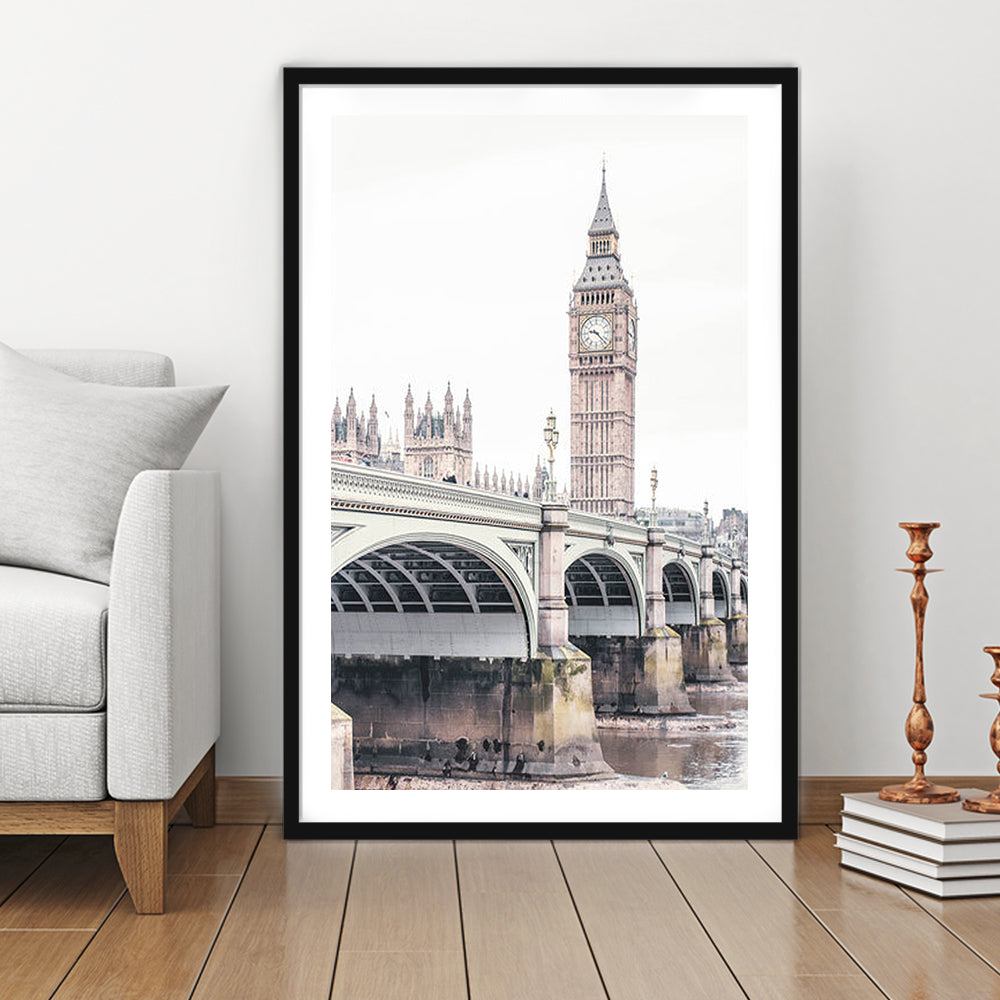 London Photography Print, London Prints, Neutral Prints, Wall Art, Framed Art Prints White Border Wall Decor