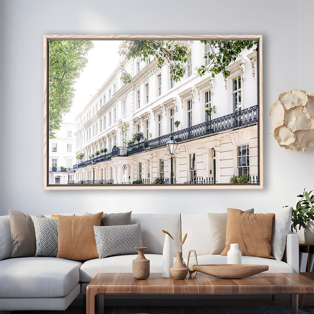 London Photography Print, London Prints, Neutral Prints, Floating Framed Canvas Print Wall Art
