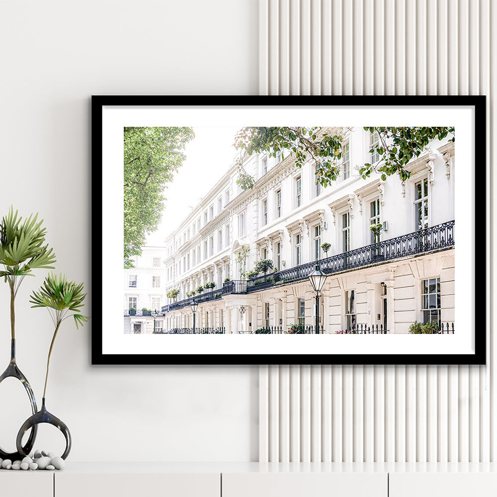 London Photography Print, London Prints, Neutral Prints, Framed Art Print White Border Wall Decor