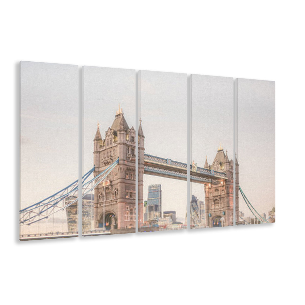 London Photography Print Tower Bridge London Wall Art, Multi Panels Canvas Print Wall Art