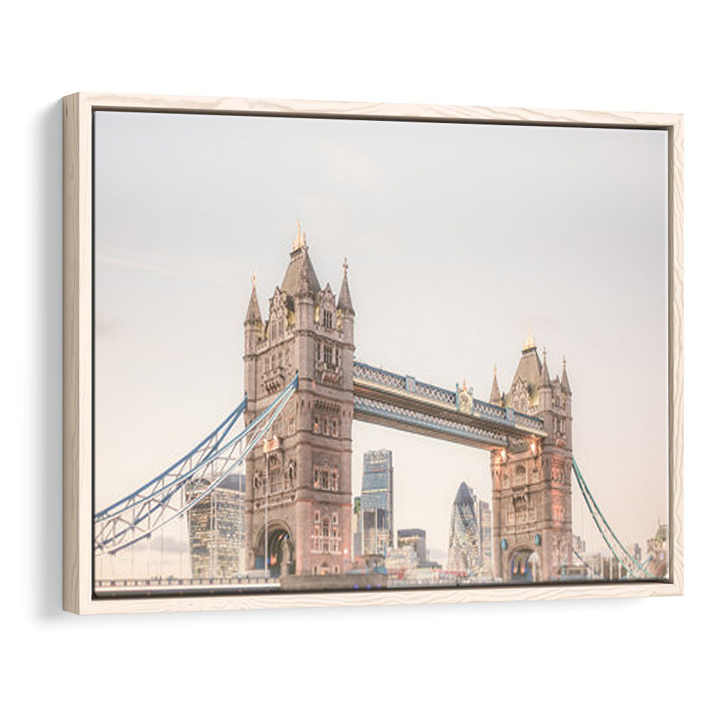 London Photography Print Tower Bridge London Wall Art, Floating Framed Canvas Print Wall Art