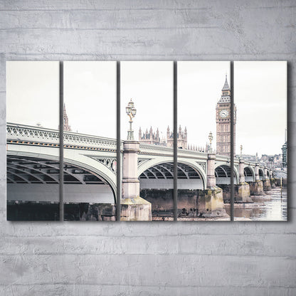 London Photography Printable London Wall Big Ben Print London Wall Art, Multi Panels Canvas Print Wall Art