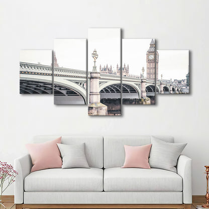 London Photography Printable London Wall Big Ben Print London Wall Art, Mixed Panels Canvas Print Wall Art