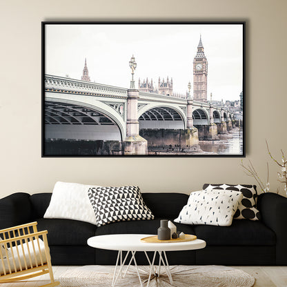 London Photography Printable London Wall Big Ben Print London Wall Art, Floating Framed Canvas Print Wall Art