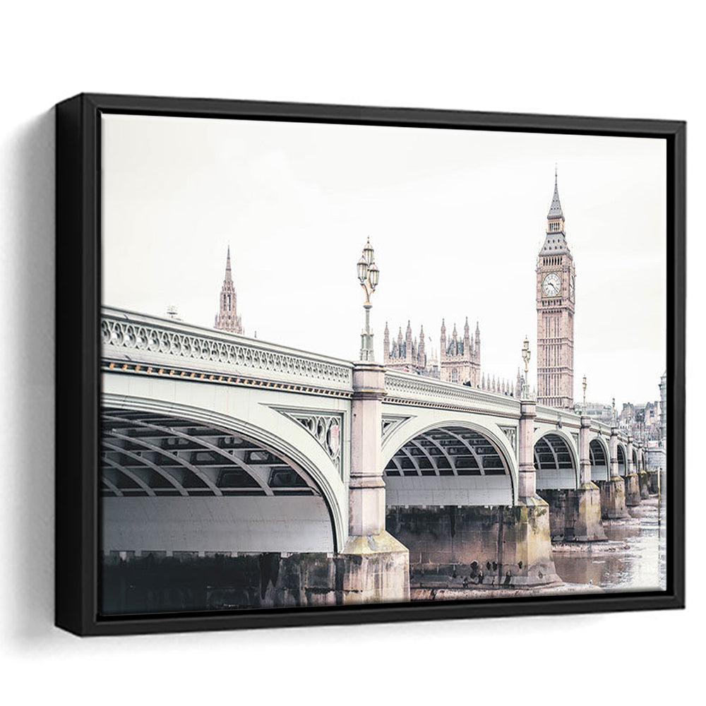 London Photography Printable London Wall Big Ben Print London Wall Art, Floating Framed Canvas Print Wall Art