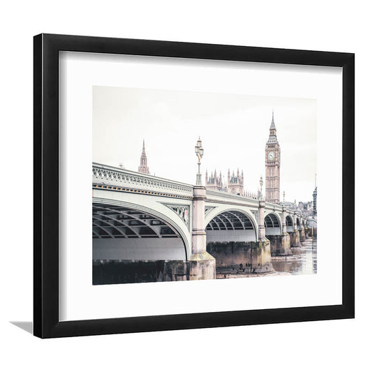 London Photography Printable London Wall Big Ben Print London Wall Art, Framed Art Print White Border Wall Decor
