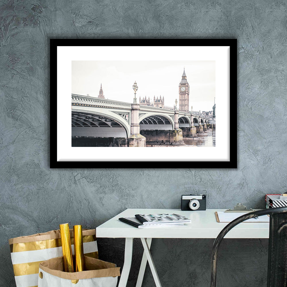 London Photography Printable London Wall Big Ben Print London Wall Art, Framed Art Print White Border Wall Decor