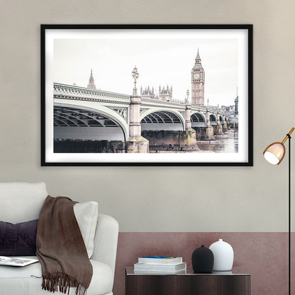 London Photography Printable London Wall Big Ben Print London Wall Art, Framed Art Print White Border Wall Decor