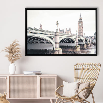 London Photography Printable London Wall Big Ben Print London Wall Art, Floating Framed Canvas Print Wall Art