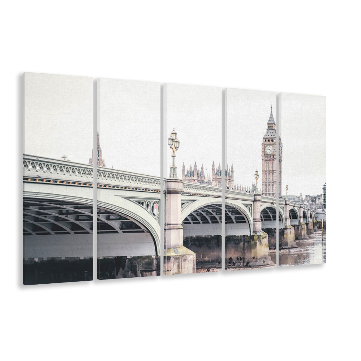 London Photography Printable London Wall Big Ben Print London Wall Art, Multi Panels Canvas Print Wall Art