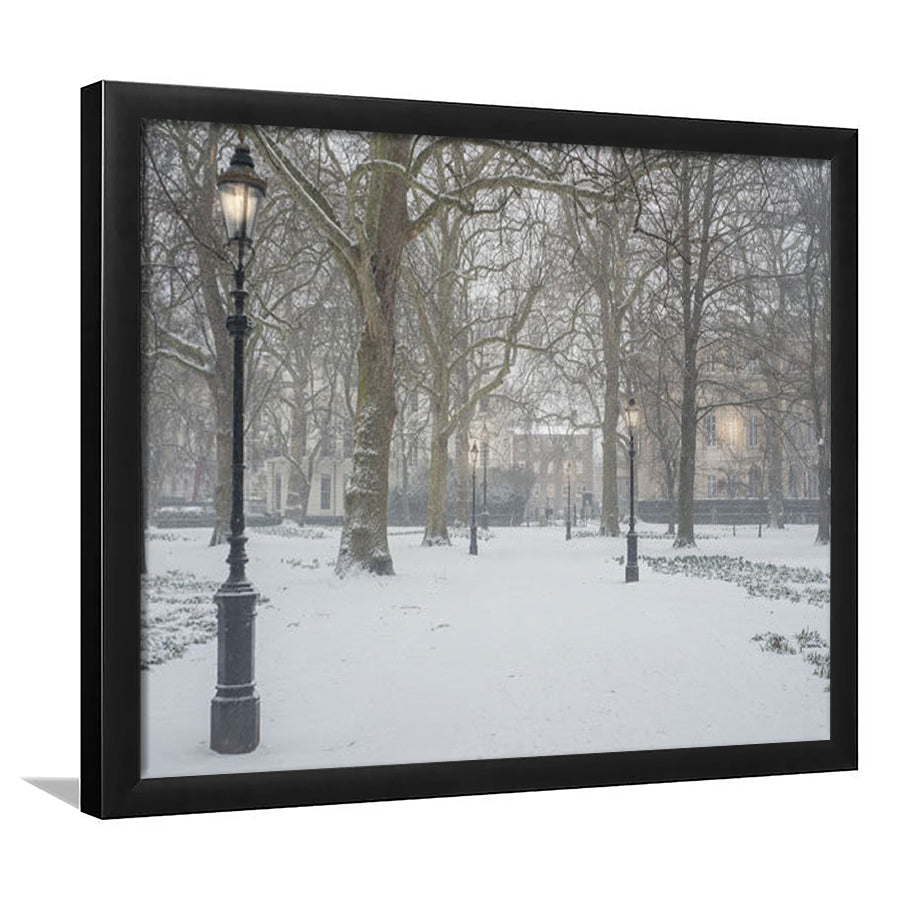 London Snow Photography Print, London Prints, Neutral Prints, Framed Art Print Wall Decor, Framed Picture