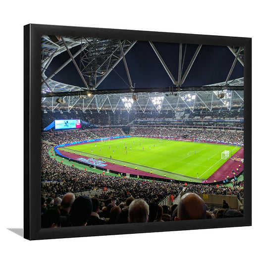 London Stadium, Stadium Canvas, Sport Art, Fan Gifts, Framed Art Print Wall Decor, Picture Framed