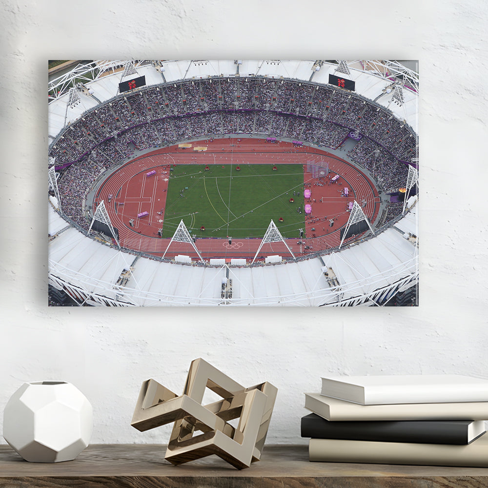 London Stadium in England, Stadium Canvas, Sport Art, Fan Gifts, Man Cave Decor, Art Print, Canvas Print Wall Art
