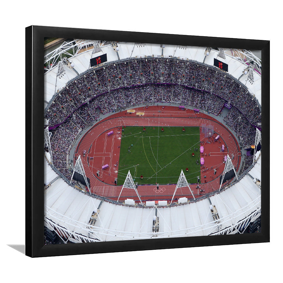 London Stadium in England, Stadium Canvas, Sport Art, Fan Gifts, Framed Art Print Wall Decor, Picture Framed