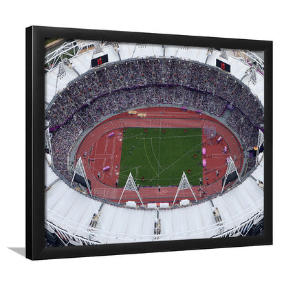 London Stadium in England, Stadium Canvas, Sport Art, Fan Gifts, Framed Art Print Wall Decor, Picture Framed