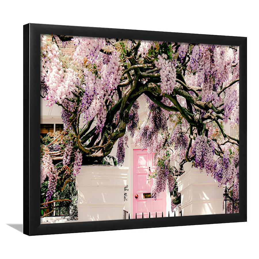 London Wisteria Photography Print, Notting Hill Wall Art, Printable, Framed Art Print Wall Decor, Framed Picture