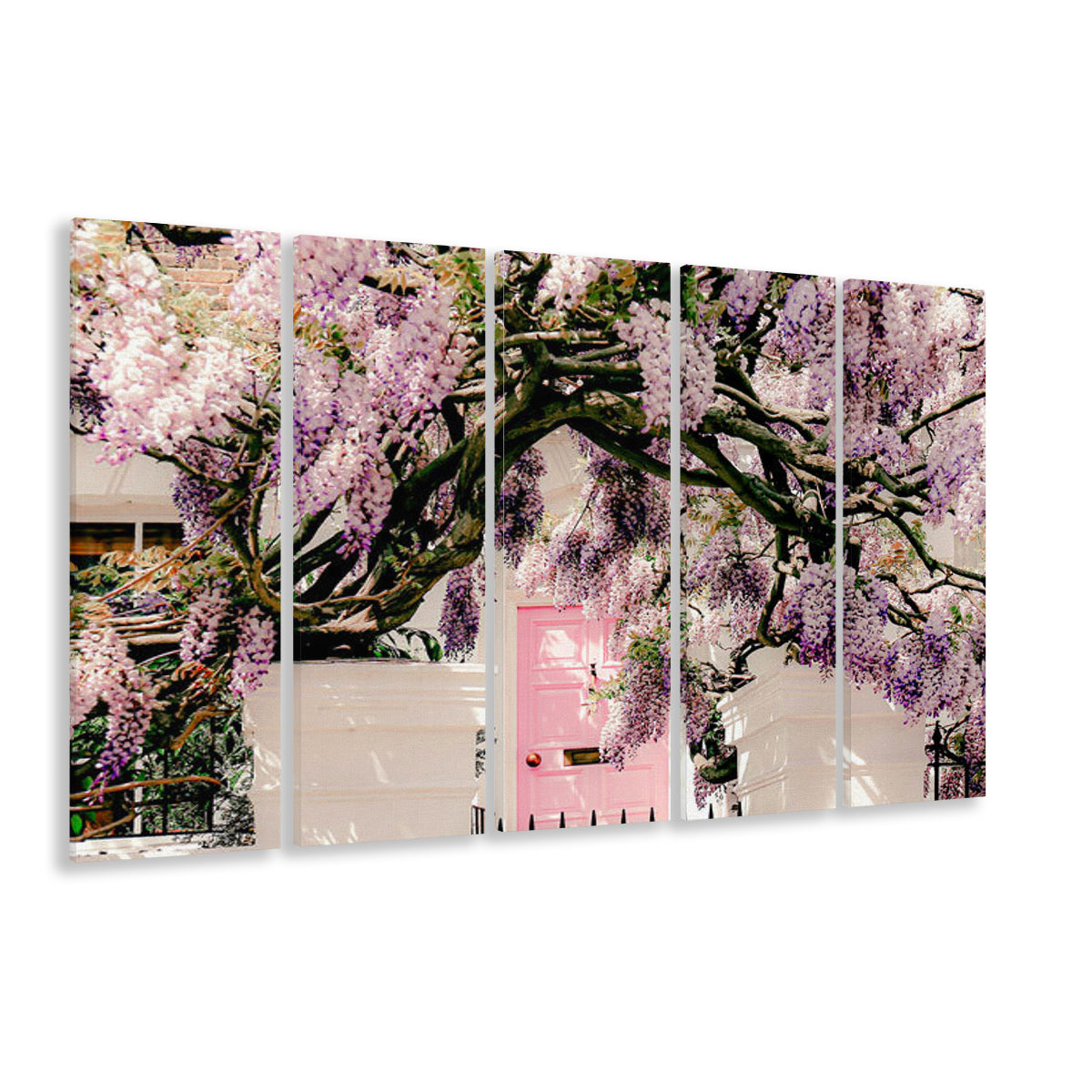 London Wisteria Photography Print, Notting Hill Wall Art, Printable, Multi Panels Canvas Print Wall Art