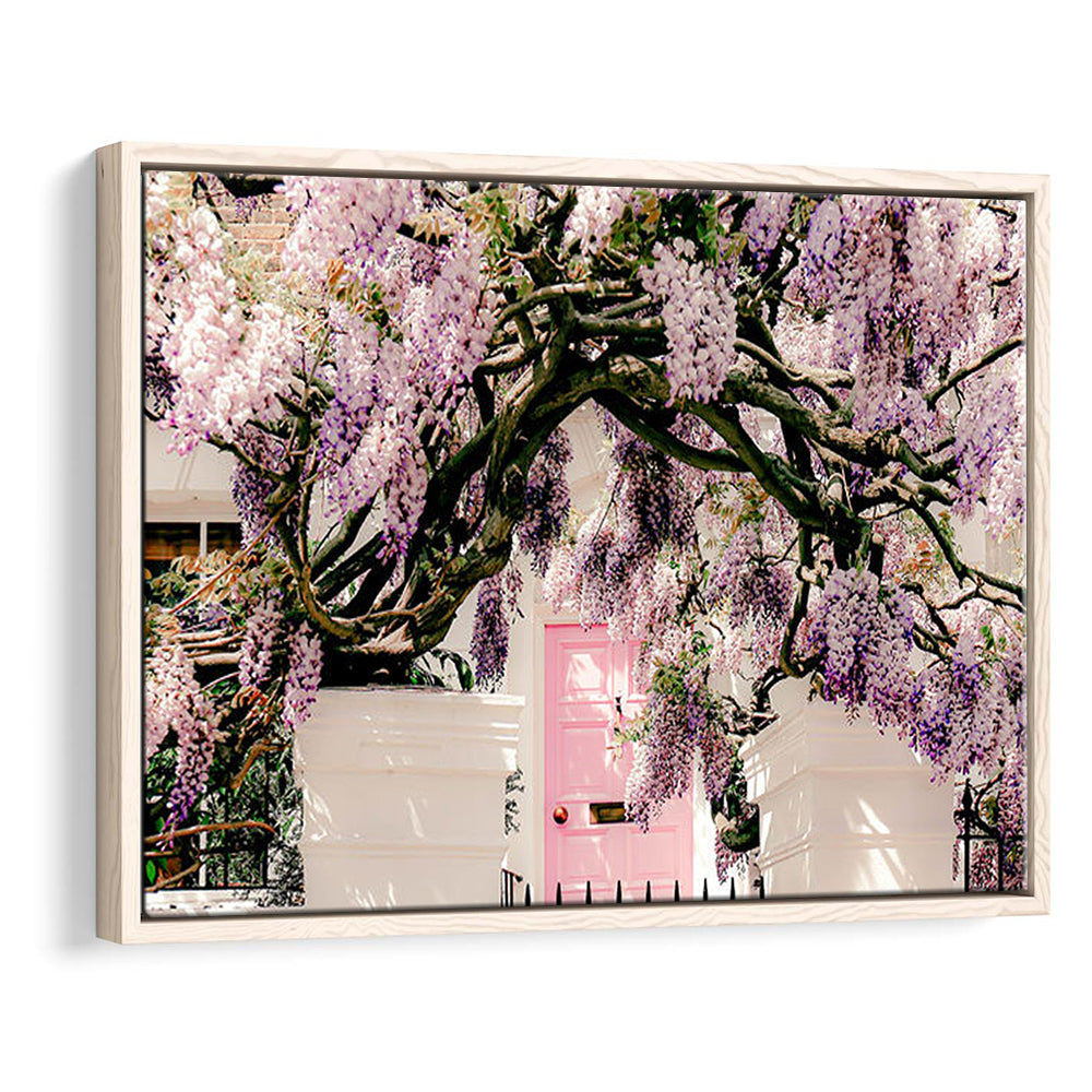 London Wisteria Photography Print, Notting Hill Wall Art, Printable, Floating Framed Canvas Print Wall Art