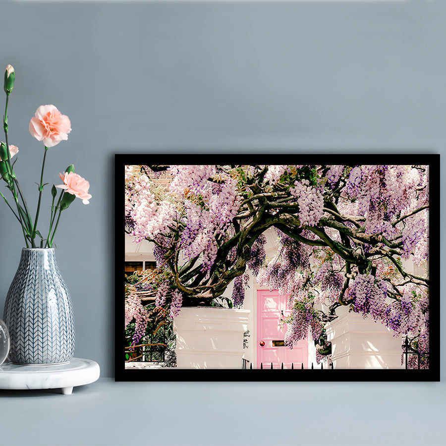 London Wisteria Photography Print, Notting Hill Wall Art, Printable, Framed Art Print Wall Decor, Framed Picture