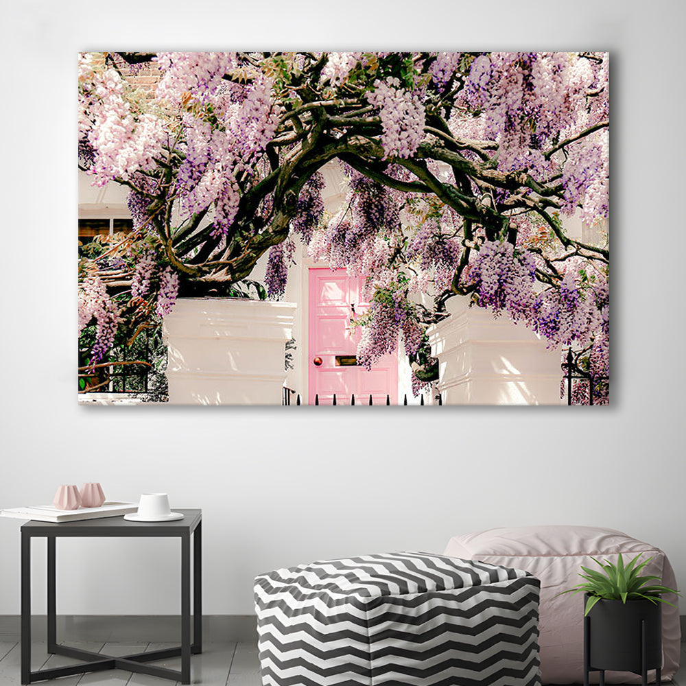 London Wisteria Photography Print, Notting Hill Wall Art, Printable, Canvas Print Wall Art Home Decor