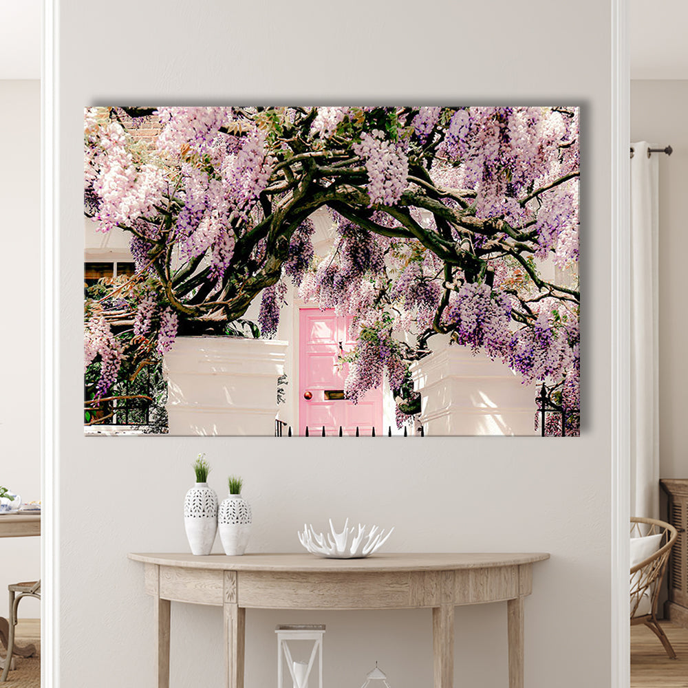 London Wisteria Photography Print, Notting Hill Wall Art, Printable, Canvas Print Wall Art Home Decor