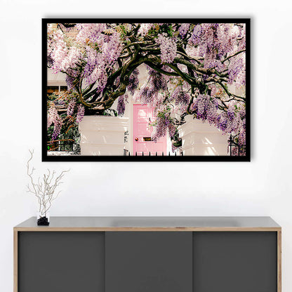 London Wisteria Photography Print, Notting Hill Wall Art, Printable, Framed Art Print Wall Decor, Framed Picture