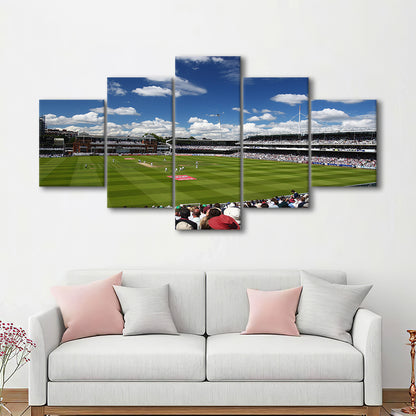 Lord' Cricket Stadium, Stadium Canvas, Sport Art, Gift for him, 5 Panel, Large Canvas, Canvas Print Wall Art