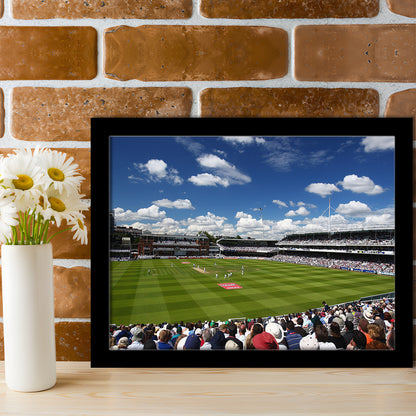 Lord' Cricket Stadium, Stadium Canvas, Sport Art, Gift for him, Framed Art Print Wall Decor, Picture Framed
