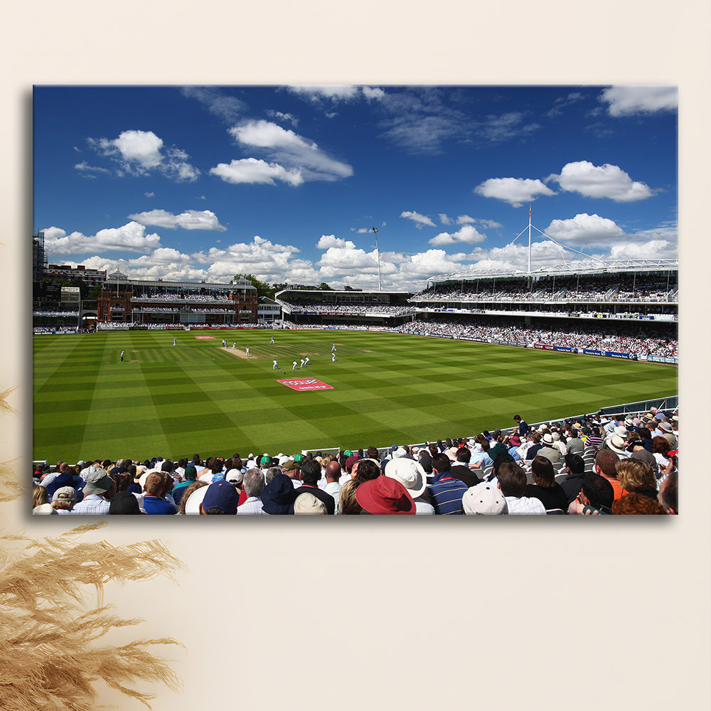 Lord' Cricket Stadium, Stadium Canvas, Sport Art, Gift for him, Man Cave Decor, Art Print, Canvas Print Wall Art