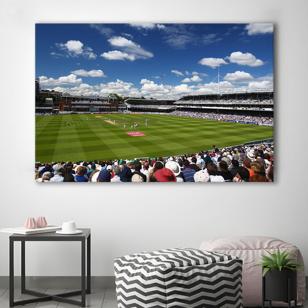 Lord' Cricket Stadium, Stadium Canvas, Sport Art, Gift for him, Man Cave Decor, Art Print, Canvas Print Wall Art
