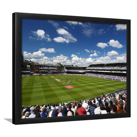 Lord' Cricket Stadium, Stadium Canvas, Sport Art, Gift for him, Framed Art Print Wall Decor, Picture Framed