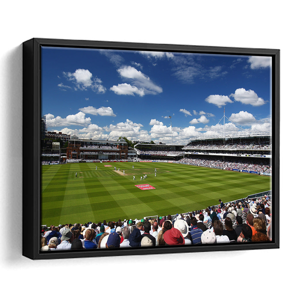 Lord' Cricket Stadium, Stadium Canvas, Sport Art, Framed Canvas Print Wall Art, Floating Frame