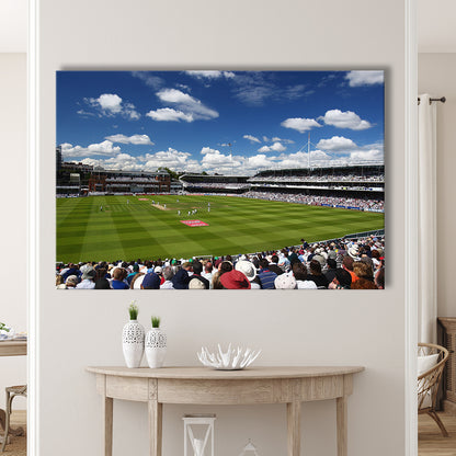 Lord' Cricket Stadium, Stadium Canvas, Sport Art, Gift for him, Man Cave Decor, Art Print, Canvas Print Wall Art