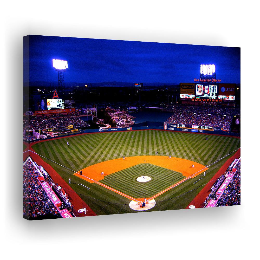 Los Angeles Angels of Anaheim, Stadium Canvas, Sport Art, Gift for him, Man Cave Decor, Art Print, Canvas Print Wall Art