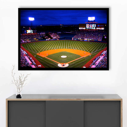 Los Angeles Angels of Anaheim, Stadium Canvas, Sport Art, Gift for him, Framed Art Print Wall Decor, Picture Framed