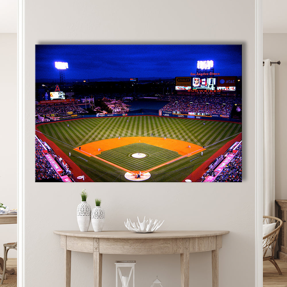 Los Angeles Angels of Anaheim, Stadium Canvas, Sport Art, Gift for him, Man Cave Decor, Art Print, Canvas Print Wall Art