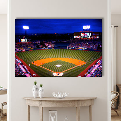Los Angeles Angels of Anaheim, Stadium Canvas, Sport Art, Gift for him, Man Cave Decor, Art Print, Canvas Print Wall Art