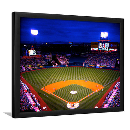 Los Angeles Angels of Anaheim, Stadium Canvas, Sport Art, Gift for him, Framed Art Print Wall Decor, Picture Framed