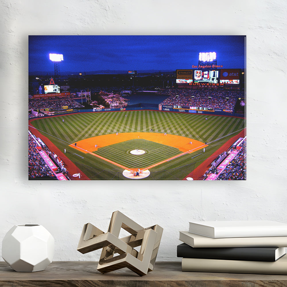 Los Angeles Angels of Anaheim, Stadium Canvas, Sport Art, Gift for him, Man Cave Decor, Art Print, Canvas Print Wall Art