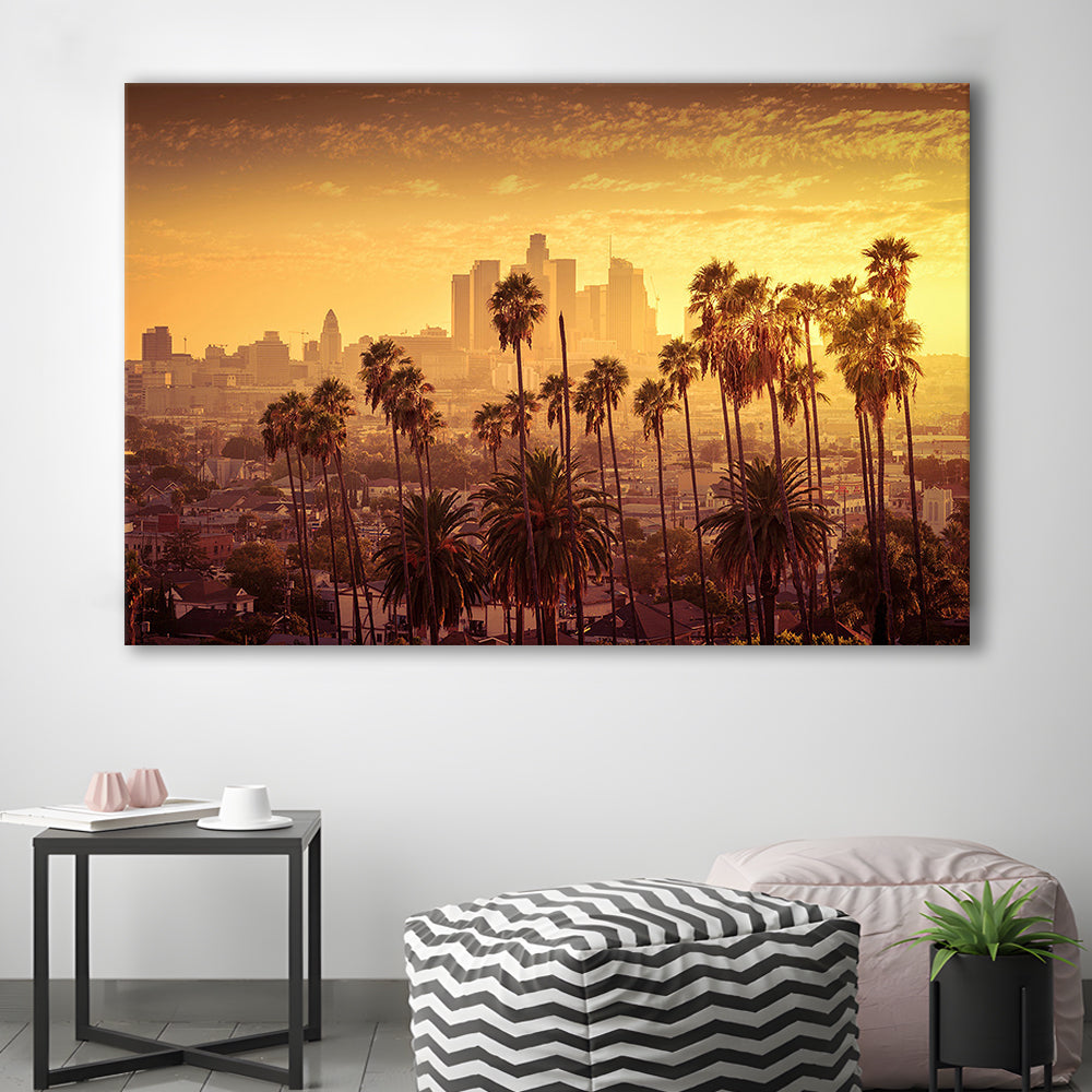 Los Angeles Art Los Angeles Wall Art, Multi Panel LA Los Angeles, Los Angeles California Print, Cavas Print Wall Art Hom Decor
