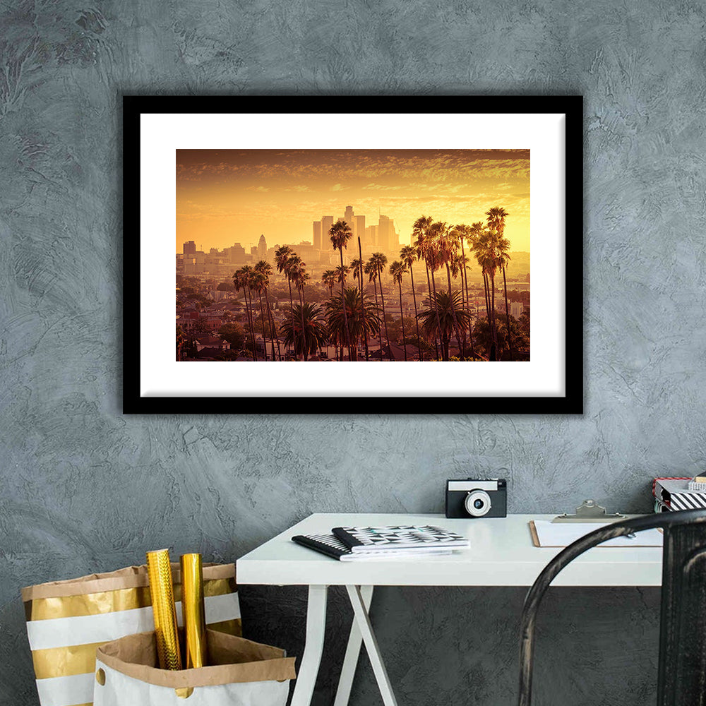 Los Angeles Art Los Angeles Wall Art, Multi Panel Los Angeles, Los Angeles California, Framed Art Print White Border