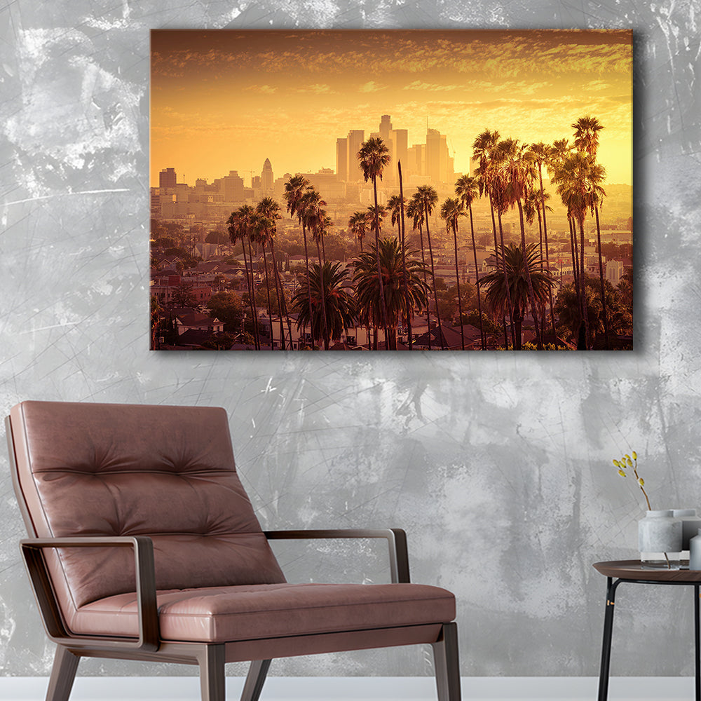 Los Angeles Art Los Angeles Wall Art, Multi Panel LA Los Angeles, Los Angeles California Print, Cavas Print Wall Art Hom Decor